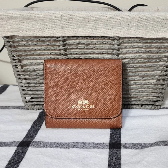 Rainbow Trifold Coach Wallet - Picture 2 of 6